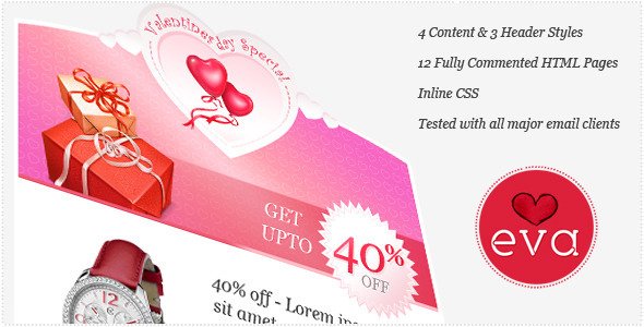 Eva Clean HTML Email Template