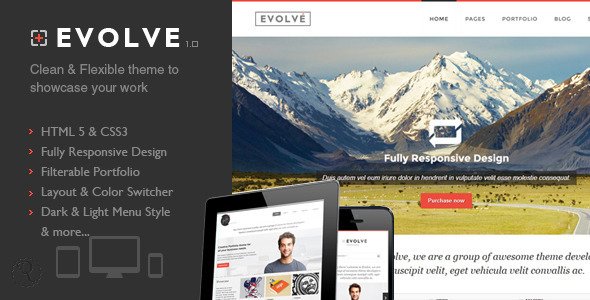 Evolve - Responsive HTML Template Corporate