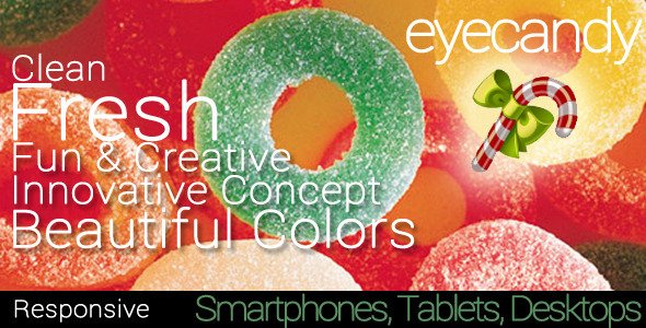 Eyecandy Retina-Ready Mobile Template Mobile