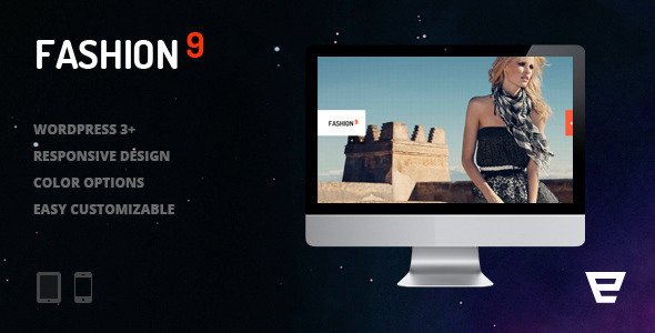 Fashion9 - Responsive Photography WordPress Theme Creative