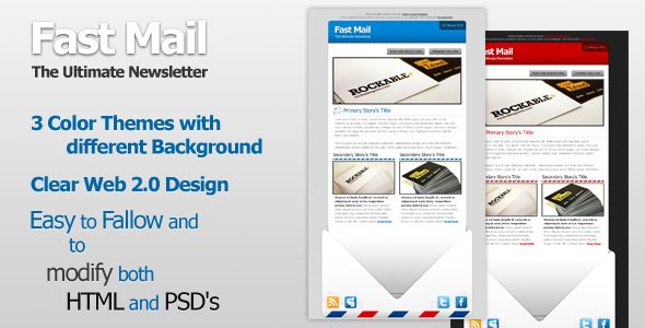 Fast Mail Web 2.0 EmailTemplates Email Template