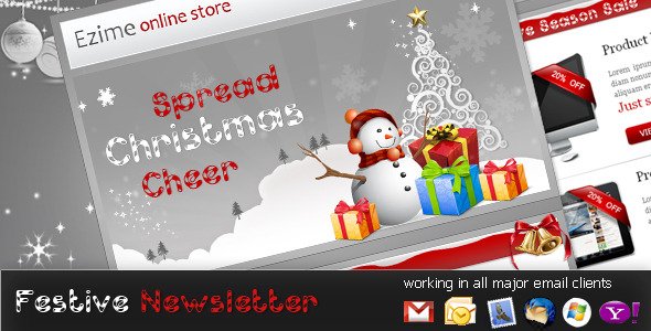 Festive - NewsLetter Template EmailTemplates Email Template
