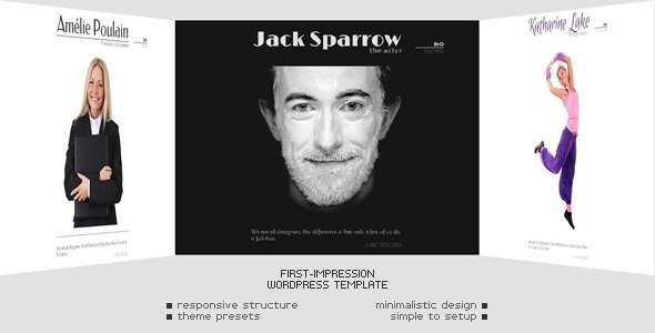 First Impression - Wordpress Template - Responsive Blog/Magazine