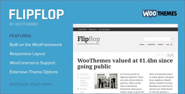 Flipflop WordPress Blog/Magazine