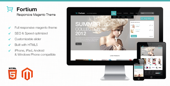 Fortium - Responsive magento theme