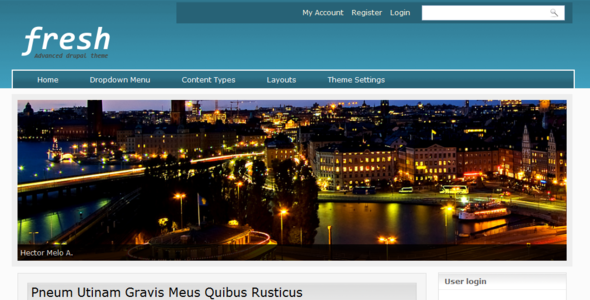 Fresh - Advanced Drupal Theme