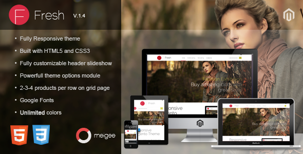 Fresh - Responsive Magento Theme