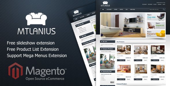 Furniture magento theme MT Lanius