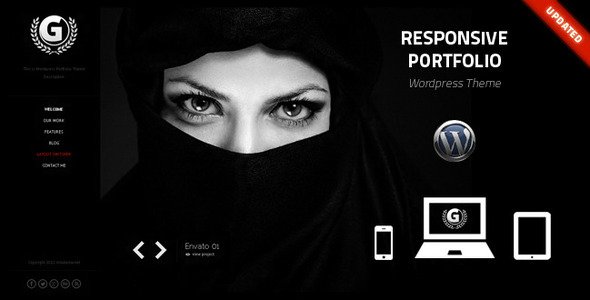 G - Responsive Portfolio Wordpress Theme Creative