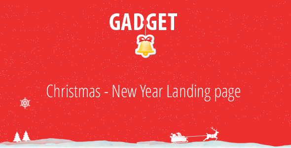 Gadget - Christmas - New Year Landing Page LandingPages Landing Page