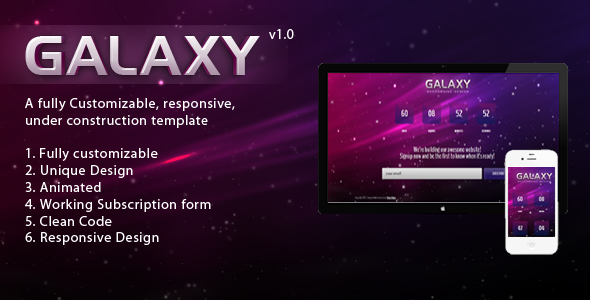 Galaxy - Under Construction Template Specialty Page