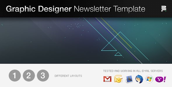 Graphic Designer Newletter Template EmailTemplates Email Template