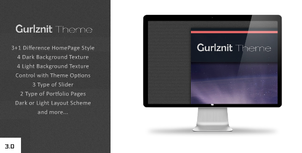 Gurlznit - Blog and Portfolio Theme WordPress Blog/Magazine