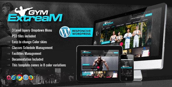 Gym Extream - Gym and Fitness Wordpress Theme Retail
