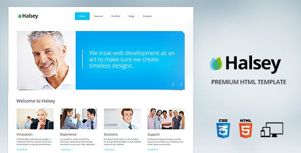 Halsey - Premium corporate template Corporate