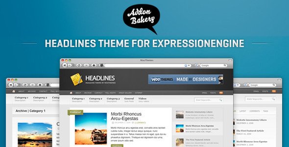 Headlines - Stylish Magazine EE Theme
