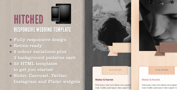 Hitched - Responsive Wedding Template Entertainment