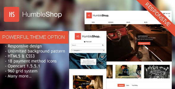 Humbleshop Minimal PrestaShop Theme