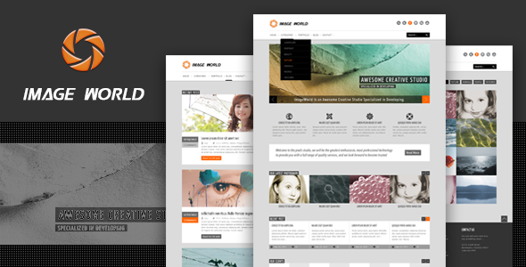 ImageWorld - Premium HTML Template Creative