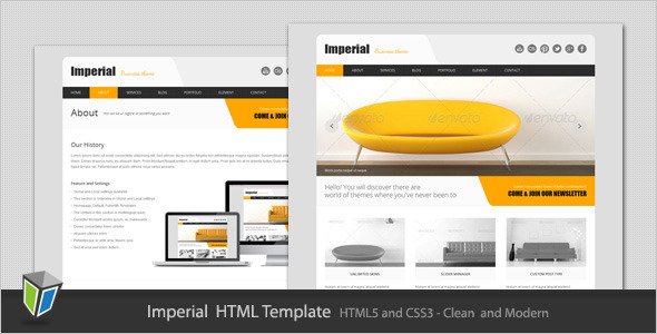 Imperial - Corporate Business HTML Template Corporate