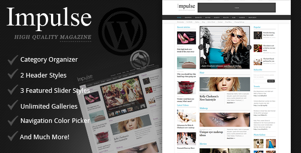 Impulse - Clean Magazine Theme WordPress Blog/Magazine