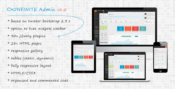 Infinite - Reponsive Admin Template AdminTemplates