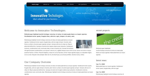 Innovative Technologies Drupal 6 Corporate Theme