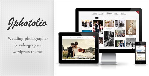 JPhotolio: Responsive Wedding Photography WP Theme WordPress