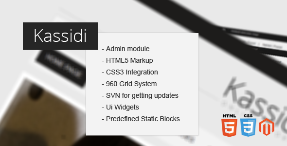 Kassidi - Magento theme