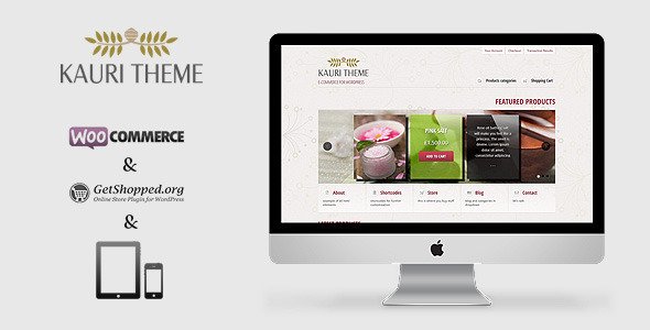 Kauri - responsive theme for WP e-Commerce WordPress eCommerce