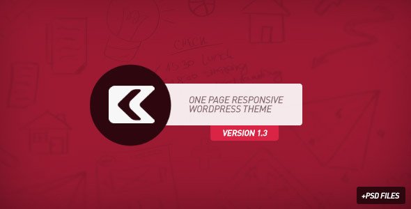 Kronos - One Page Responsive Wordpress Theme Creative