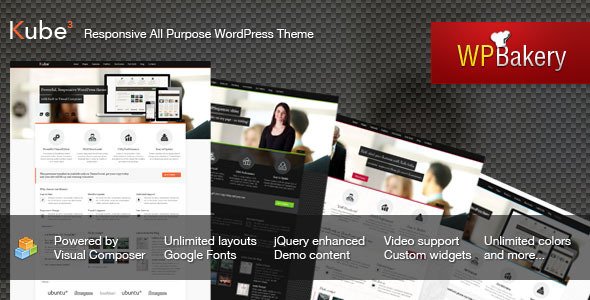 Kube - Responsive All Purpose WordPress Theme Corporate