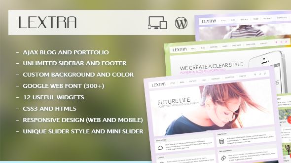 Lextra - Clear Style Wordpress Theme Creative