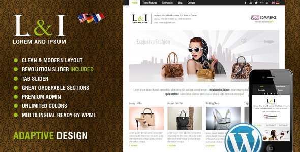 Lorem & Ipsum: Universal Corporate Wordpress Theme Corporate