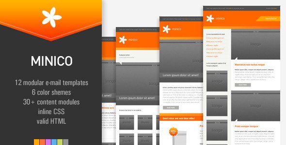 MINICO – 12 e-mail templates