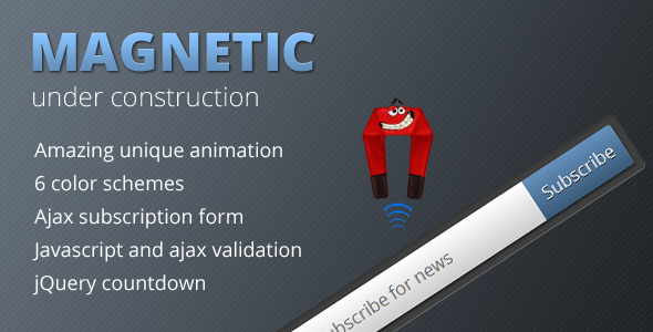 Magnetic - Under Construction Page Template Specialty Page