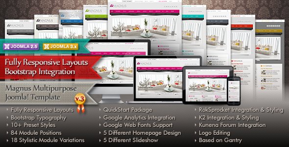 Magnus Multipurpose Joomla Theme