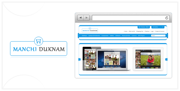 Manchi Duknam Premium Opencart Theme