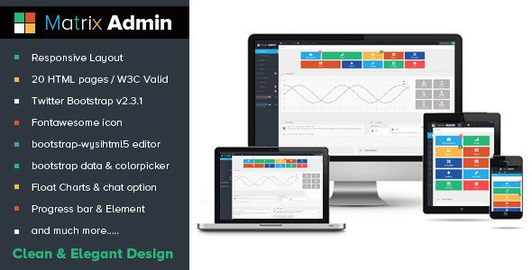 Matrix Admin Template AdminTemplates