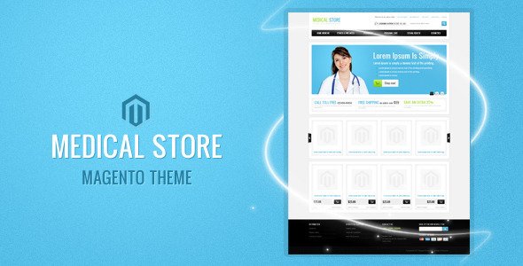 Medical Store Magento Theme Health & Beauty