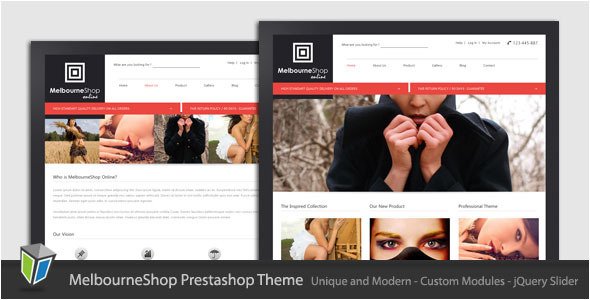 MelbourneShop - Unique and Modern Prestashop Theme