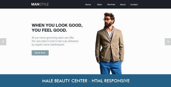 Men's Hair Salon - Beauty Template Miscellaneous