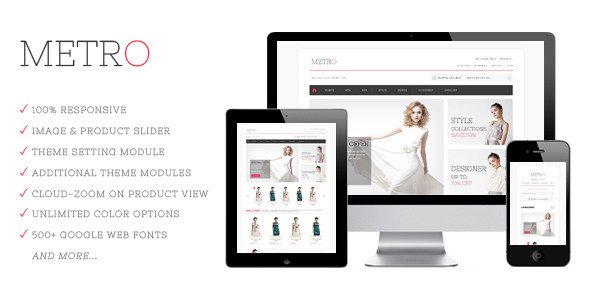 Metro Responsive Prestashop Theme Fashion