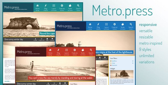 Metro.press - Expressive WordPress Theme Creative