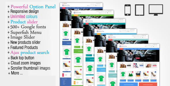 MetroFas Responsive PrestaShop Theme