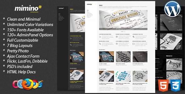 Mimino - Clean and Modern WordPress Theme Corporate