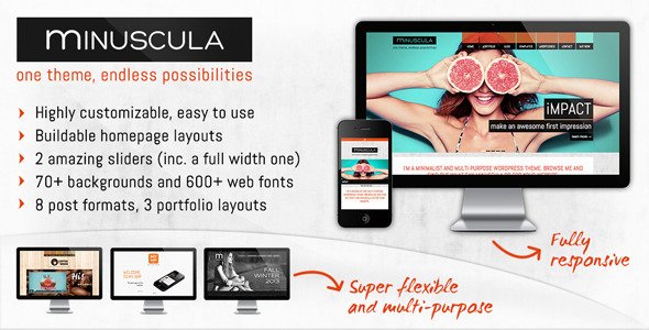 Minuscula | Minimalist and Flexible WP Theme WordPress Corporate