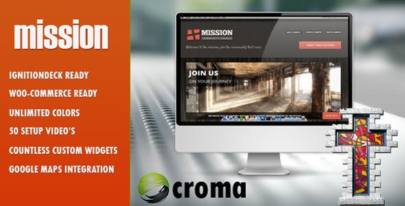 Mission - Funding and Commerce For churches WordPress Nonprofit