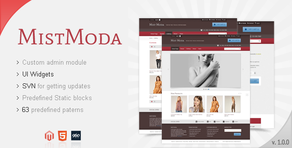 Mistmoda - Magento theme