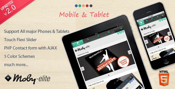 Moby Elite - Wordpress Mobile Theme Mobile